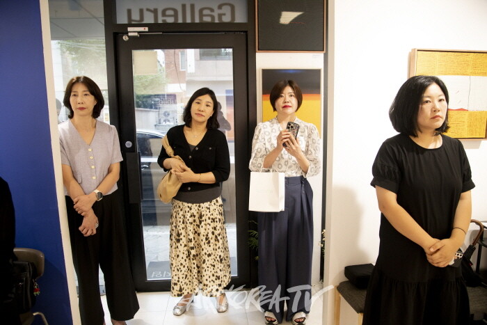 비채아트뮤지엄-이기숙·전봉열 특별초대전 개막행사 ‘내 안의 산과 바다’-사진촬영 김한정 기자