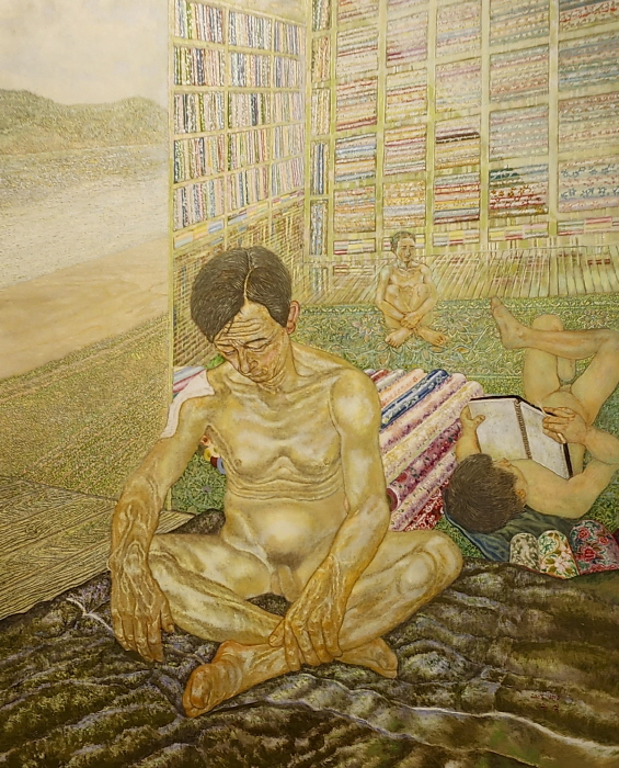 가나화랑-임동식-Silk Dealer Mr, Wang-Spring 2008-2016 Oil on canvas 162.2-130.3cm (1)-사진촬영 김한정 기자