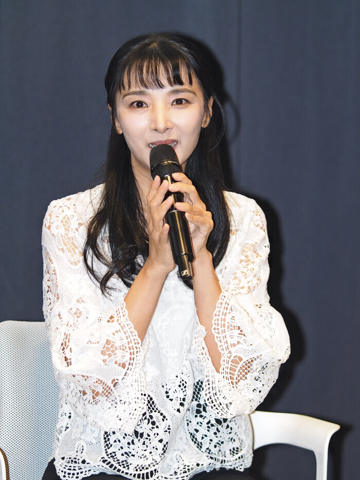 연극 '욕망이라는 이름의 전차' 제작발표회(스텔라 역 서지유, 김세람). 2025.09.16 사진 ⓒ아트코리아방송 이용선 기자