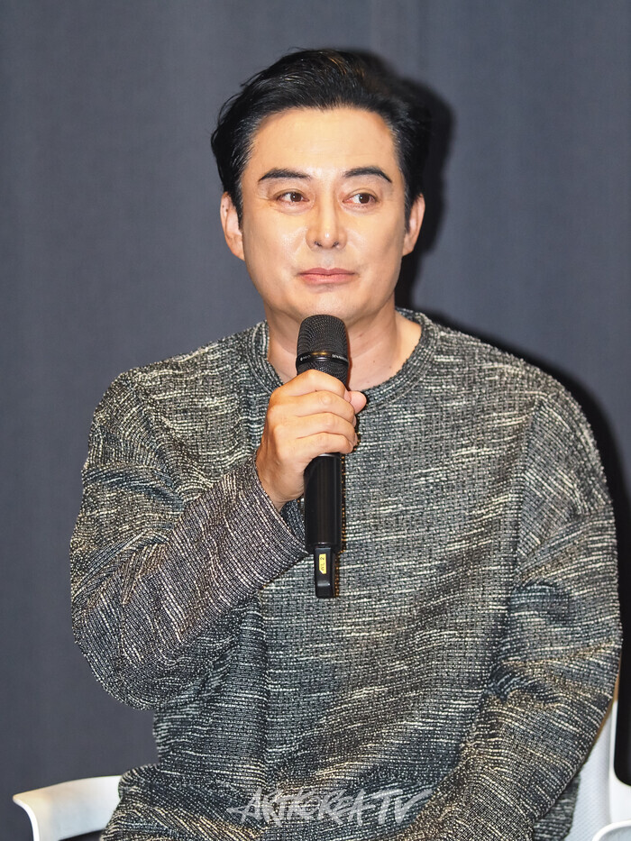 연극 '욕망이라는 이름의 전차' 제작발표회(스탠리 코왈스키 역 이세창). 2025.09.16 사진 ⓒ아트코리아방송 이용선 기자