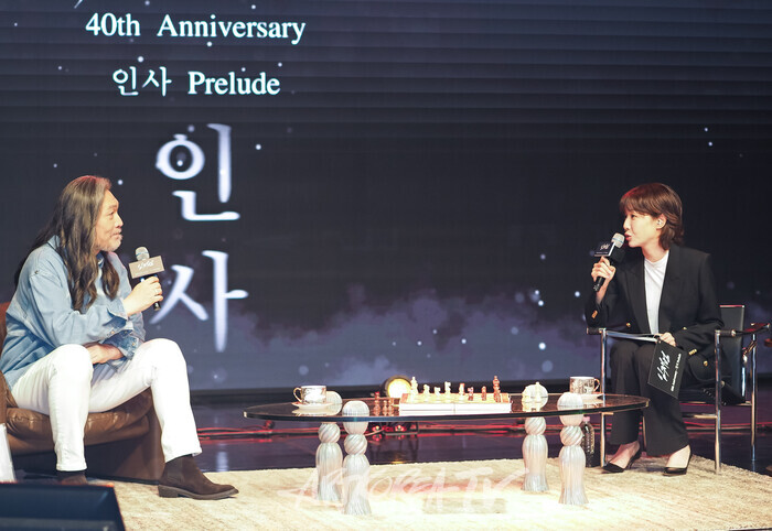 임재범 데뷔 40주년 정규 8집 선공개곡 '인사' 기자간담회(가수 임재범, 작곡가 김이나) 2025.09.17 사진 ⓒ아트코리아방송 이용선 기자