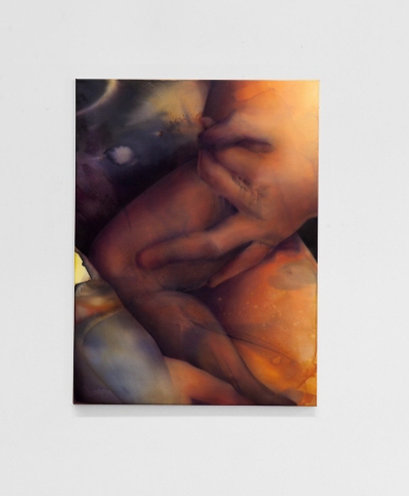 웰트라움, 2025-나일론에 잉크, 오일 80 x 60cm (31.5 x 23.6인치)-사진제공 나타샤 슈미텐