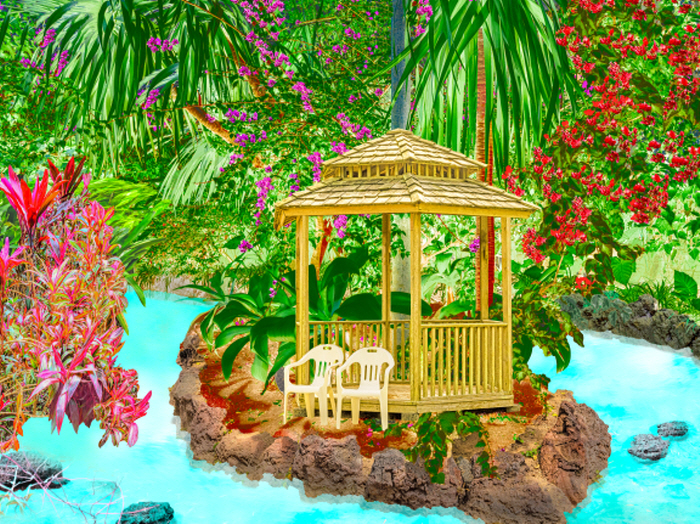 손은영作_ 그늘막이 있는 하늘 연못, 120x160cm, Archival Pigment Print, 2025-사진제공 네오아트센터