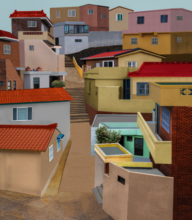 손은영作_ 우리 동네,160x140cm, Archival Pigment Print, 2024-사진제공 네오아트센터