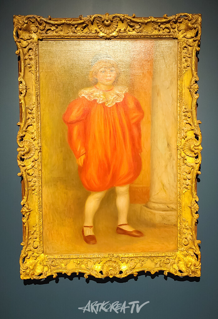 '오랑주리 - 오르세 미술관 특별전 : 세잔, 르누아르' 기자간담회(피에르 오귀스트 르누아르-광대 옷을 입은 클로드 르누아르, 1909)  2025.09.19 사진 ⓒ아트코리아방송 이용선 기자