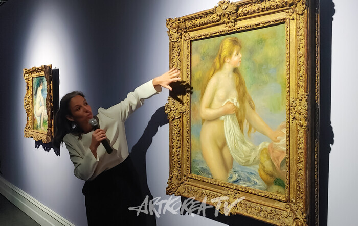 '오랑주리 - 오르세 미술관 특별전 : 세잔, 르누아르' 기자간담회(세실 지라르도 오랑주리 학예실장)  2025.09.19 사진 ⓒ아트코리아방송 이용선 기자