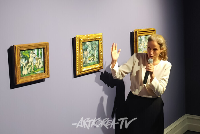 '오랑주리 - 오르세 미술관 특별전 : 세잔, 르누아르' 기자간담회(세실 지라르도 오랑주리 학예실장)  2025.09.19 사진 ⓒ아트코리아방송 이용선 기자