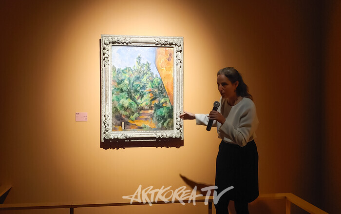 '오랑주리 - 오르세 미술관 특별전 : 세잔, 르누아르' 기자간담회(세실 지라르도 오랑주리 학예실장).  2025.09.19 사진 ⓒ아트코리아방송 이용선 기자