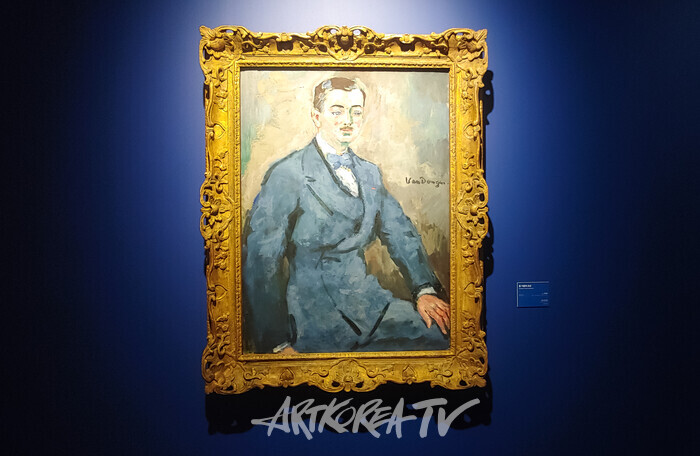 '오랑주리 - 오르세 미술관 특별전 : 세잔, 르누아르' 기자간담회(폴 세잔 - 폴 기욤의 초상, 1885-1895)  2025.09.19 사진 ⓒ아트코리아방송 이용선 기자