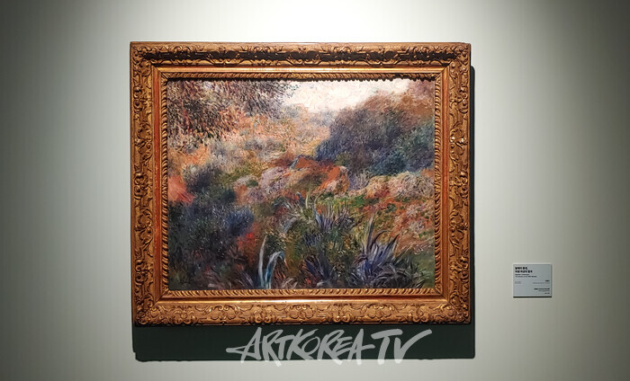 '오랑주리 - 오르세 미술관 특별전 : 세잔, 르누아르' 기자간담회(피에르오귀스트 르누아르 - 알제리풍경,야생 여성의 협곡, 1881)  2025.09.19 사진 ⓒ아트코리아방송 이용선 기자