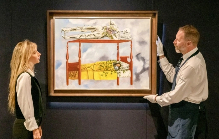 프리다 칼로, 엘 수에뇨(라 카마 1940). 소더비 제공.