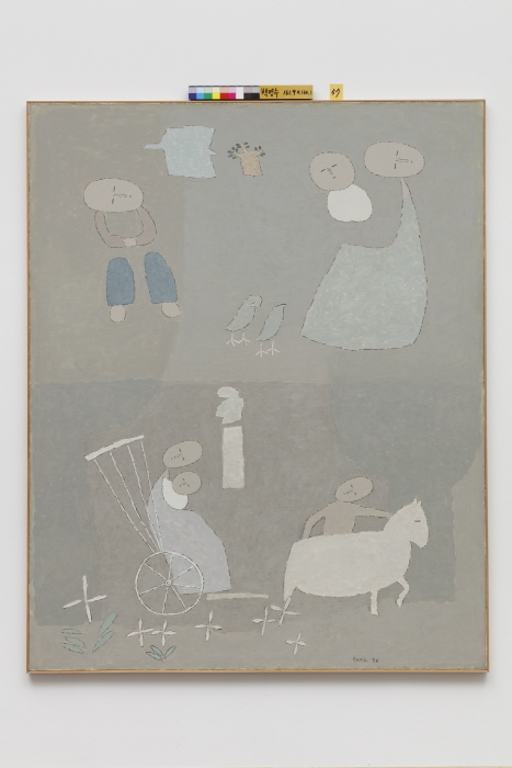 백영수, 모성의 나무, 1998, 캔버스에 유채, 162 x 130cm, 백영수미술관 소장-사진제공 수원시립미술관