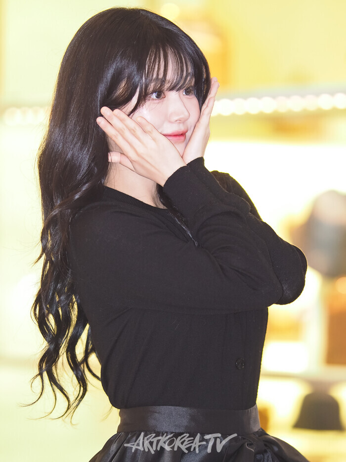 현대면세점 시그니처 쇼핑 캠페인 '현데이(HYUNDAY)' 프로모션 기념 포토월 행사(QWER 쵸단) 2025.09.25 사진 ⓒ아트코리아방송 이용선 기자