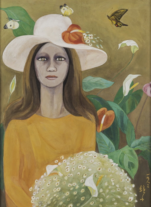 천경자, 길례언니, 1982, 종이에 채색, 46x34cm, 부국문화재단 소장-사진제공 서울미술관