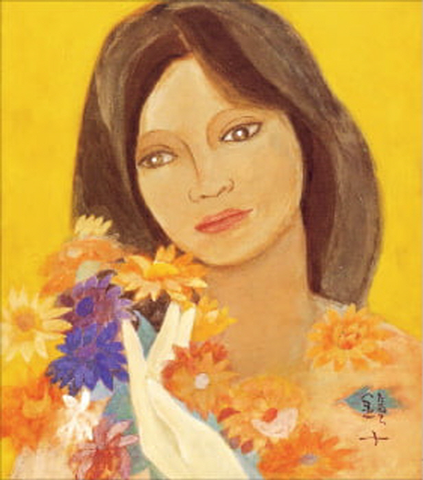 천경자, 노천명, 1973, 종이에 채색, 영인문학관 소장-사진제공 서울미술관