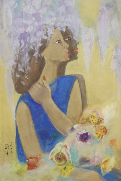 천경자, 청춘, 1973, 종이에 채색, 57x38cm, 개인소장-사진제공 서울미술관