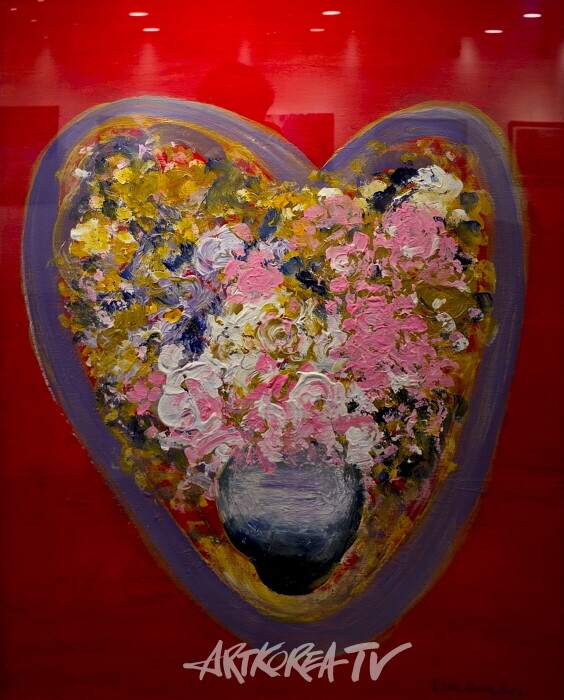 임선희-상념과 사랑 2025 acrylic on canvas 90.9-72.7 -사진촬영 김한정 기자