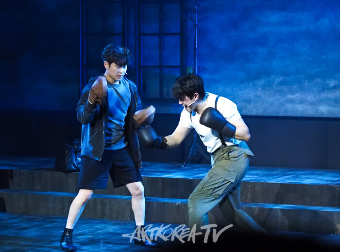 뮤지컬 '조선의 복서'스페셜 커튼콜(이화 역 송유택, 요한 역 신은총)2025.09.25 사진 ⓒ아트코리아방송 이용선 기자