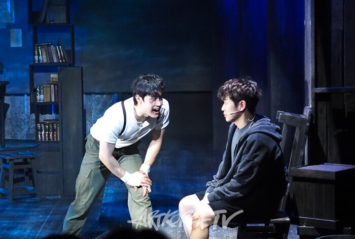 뮤지컬 '조선의 복서'스페셜 커튼콜(이화 역 송유택, 요한 역 신은총)2025.09.25 사진 ⓒ아트코리아방송 이용선 기자