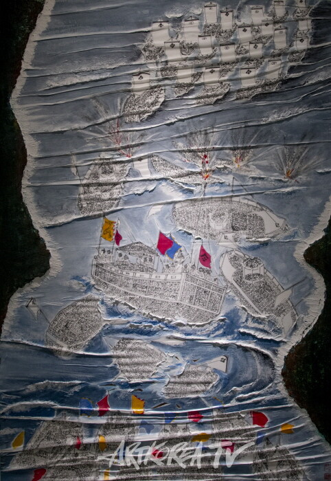 서미숙-명량해전 90-130cm-사진 김한정 기자