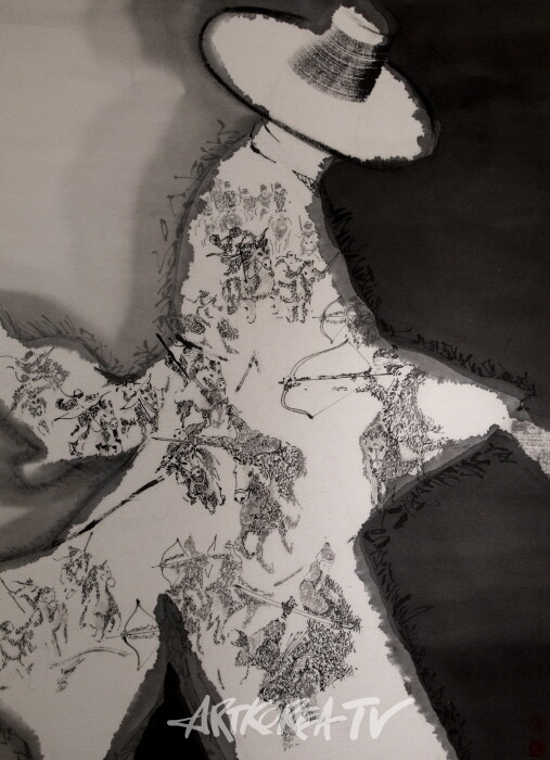 서미숙-첫번째 백의종군 73-100cm-사진 김한정 기자