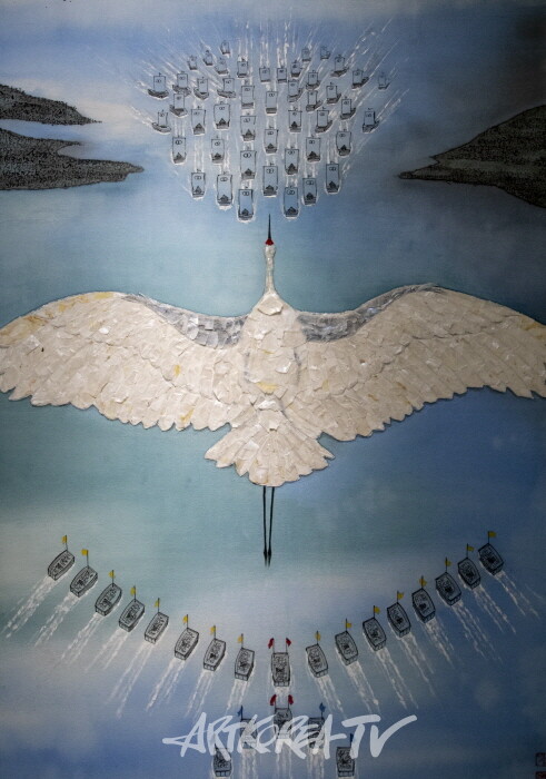 서미숙-학익진 전법 90-130cm-사진 김한정 기자