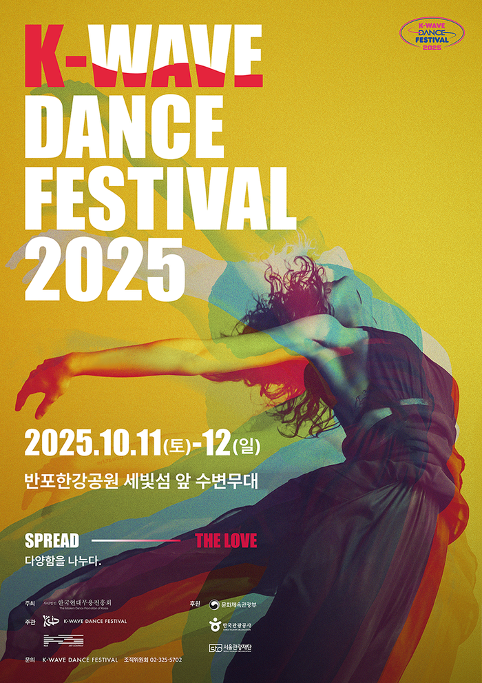 2025 K-WAVE DANCE FESTIVAL 포스터. 제공 한국현대무용진흥회