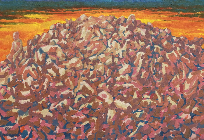 석양_130x90cm_oil on canvas_2025-사진제공 김호준 작가