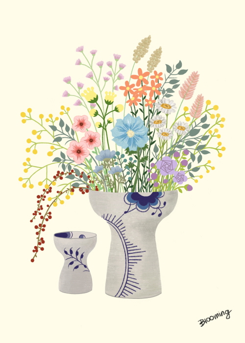 이진숙 작가의 현대의 감각이 빚어낸 조화-사진제공 이진숙 작가