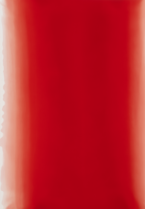 [Johyun Gallery] Kim Taek Sang, Breathing light Red in red 25-5, 2025, Water acrylic on canvas, 167 x 115 cm