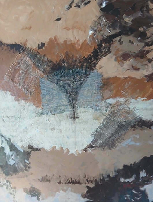 한희숙 作_아름다운날들_91x116cm_Mixed Media-사진제공 이형회