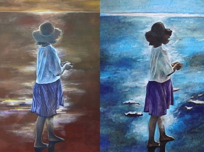 홍정아 作_As Good As It Gets no 1,2_92x64cm_Mixed Media_2025-사진제공 이형회