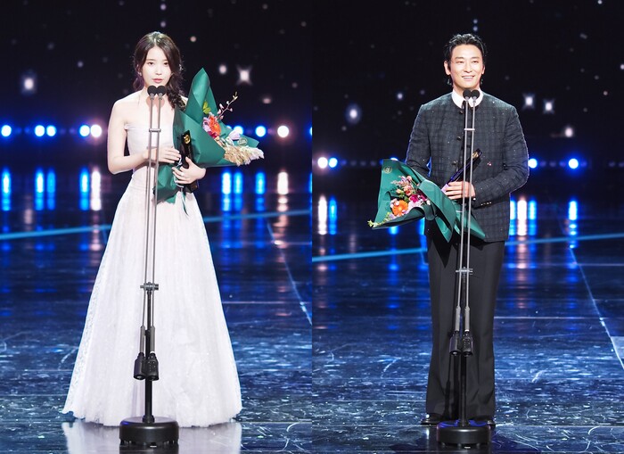 제20회 서울드라마어워즈 2025 시상식(K-드라마 부문 남여연기자상 이이유-주지훈) 2025.10.02 사진 ⓒ아트코리아방송 이용선 기자