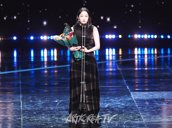 제20회 서울드라마어워즈 2025 시상식(국제경쟁부문 개인상 남녀연기자상 케이트 블란쳇-김민하) 2025.10.02 사진 ⓒ아트코리아방송 이용선 기자