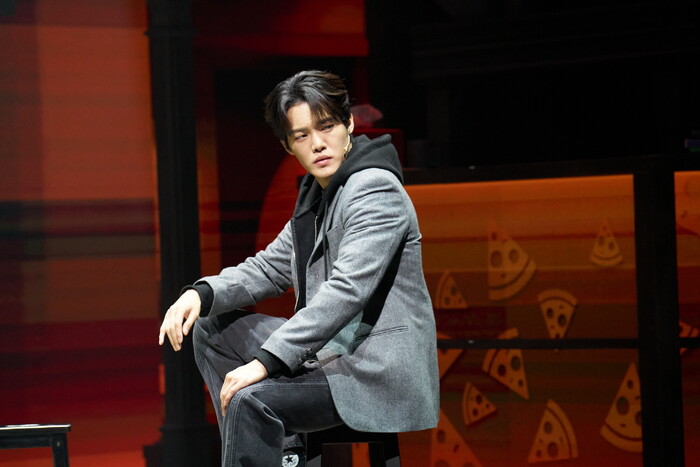 뮤지컬 '아몬드' 공연 사진(곤이/윤이수 역 김건우). 제공 라이브(주)