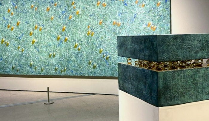 50년 동안 물방울만, 김창열 그 존재의 상징-사진제공 김종근 미술평론가