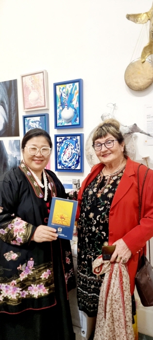 WAG 그룹 해외 작가 교류전 시작-구경미 작가 동참-사진제공 구경미 작가