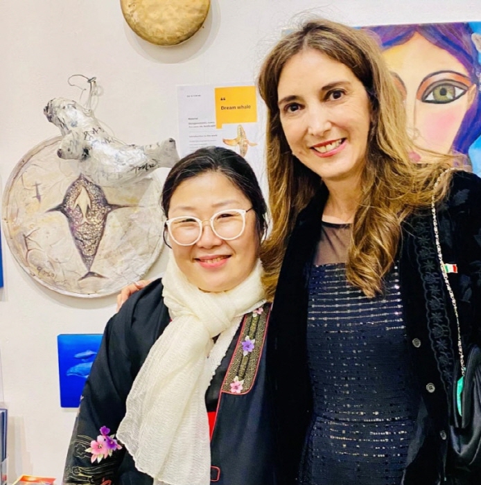 WAG 그룹 해외 작가 교류전 시작-구경미 작가 동참-사진제공 구경미 작가