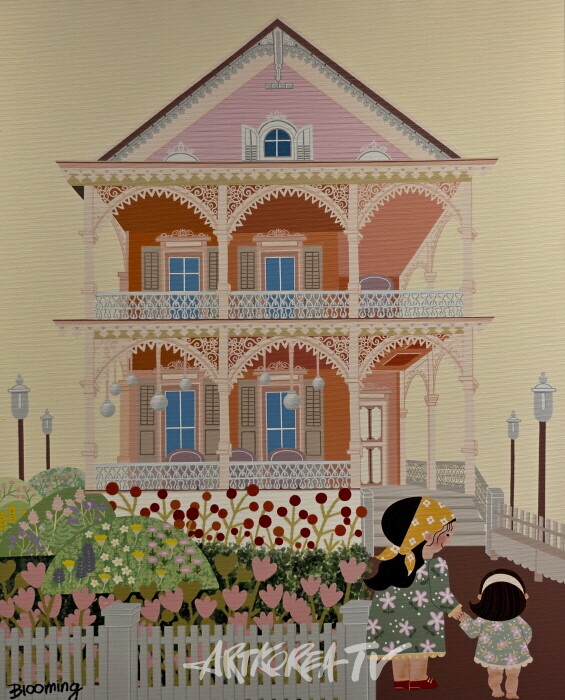 이진숙-Where Love Blooms. Digital print on Canvas 40×50cm 2025-사진촬영 김한정기자