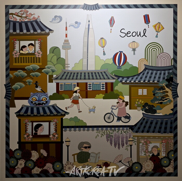 이진숙-다이내믹 서울. Digital print 60×60cm 2025-사진촬영 김한정기자