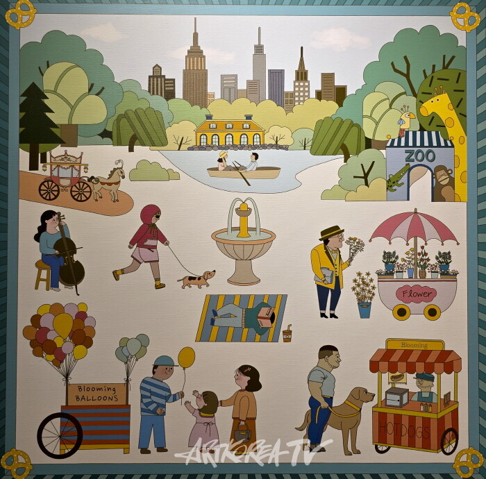 이진숙-센트럴 파크. Digital print on Canvas 60×60cm 2025-사진촬영 김한정기자