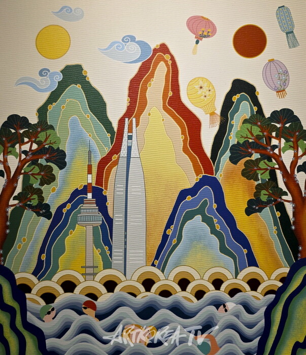 이진숙-시간을 품은 스카이라인. Digital print 40×50cm 2025-사진촬영 김한정기자