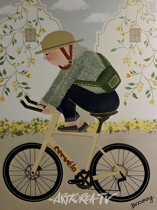 이진숙-인생달리기. Digital print on Canvas 30×40cm 2025-사진촬영 김한정기자