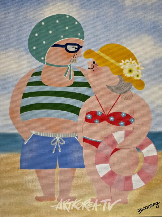 이진숙-함께한 모든 여름. Digital print on Canvas 30×40cm 2025-사진촬영 김한정기자