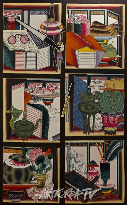 이은지-책거리.  120×70cm 2025-사진촬영 김한정 기자