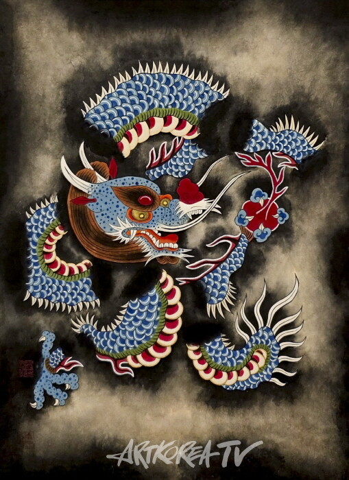 이은지-프른 용. 63×45cm 2024-사진촬영 김한정 기자