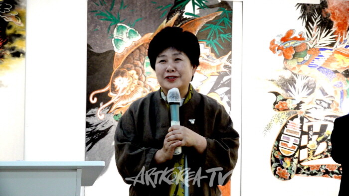 (사)한국민화협회 이기순 회장-사진촬영 김한정 기자