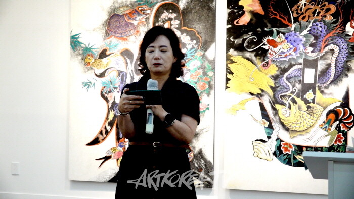 경희대 창작민화교육자과정 신미라 회장-사진촬영 김한정 기자