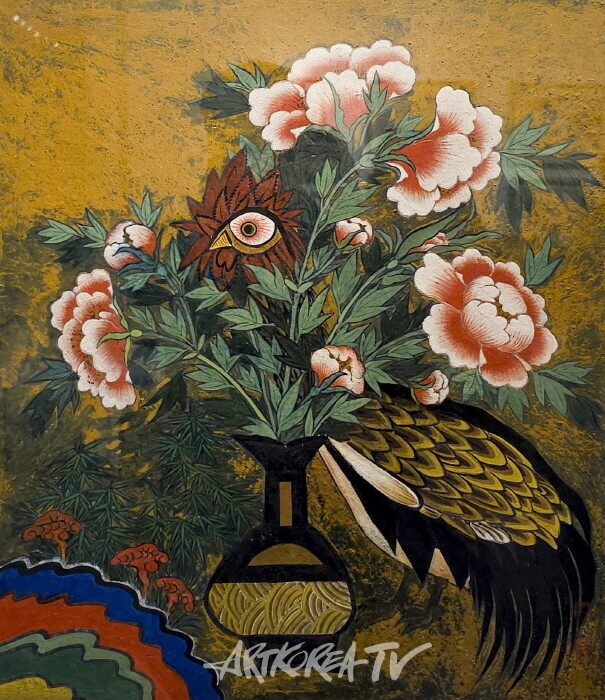 이규완-숨바꼭질-한지에 채색-사진촬영 김한정 기자