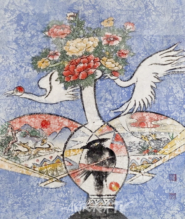 이규완-신장생도-한지에 채색-사진촬영 김한정 기자